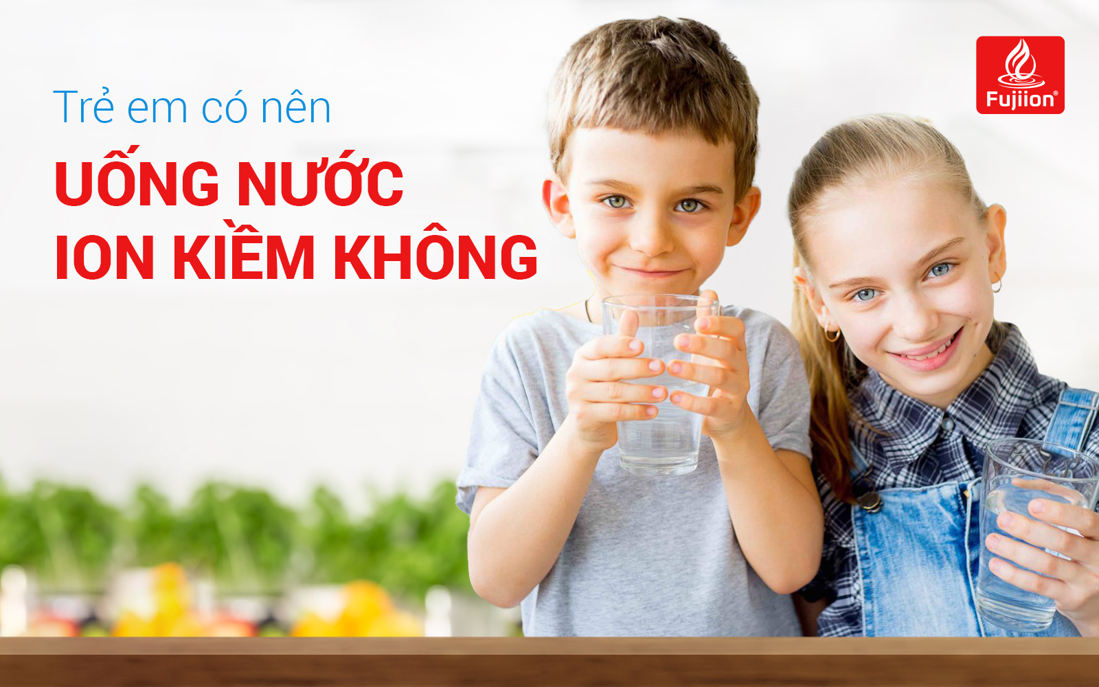 Trẻ em có nên uống nước ion kiềm không và cách sử dụng ĐÚNG