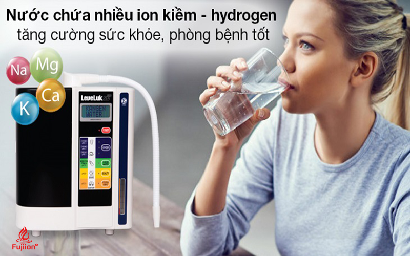 Nước ion kiềm giàu hydro tự nhiên bổ sung chất điện giải cho cơ thể